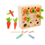 Joc de tip Montessori, Morcovi, 3 ani