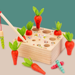 Joc de tip Montessori, Morcovi, 3 ani 02