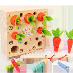 Joc de tip Montessori, Morcovi, 3 ani 02