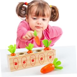 Joc de tip Montessori, Numaram 5 Morcovi, 3 ani