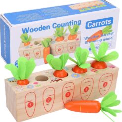 Joc de tip Montessori, Numaram 5 Morcovi, 18 luni+