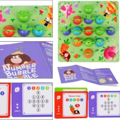 Joc de tip Montessori, joc exersare memorie, 3 ani