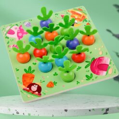 Joc de tip Montessori, joc exersare memorie, 3 ani