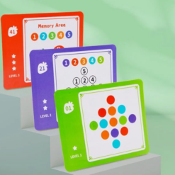 Joc de tip Montessori, joc exersare memorie, 3 ani