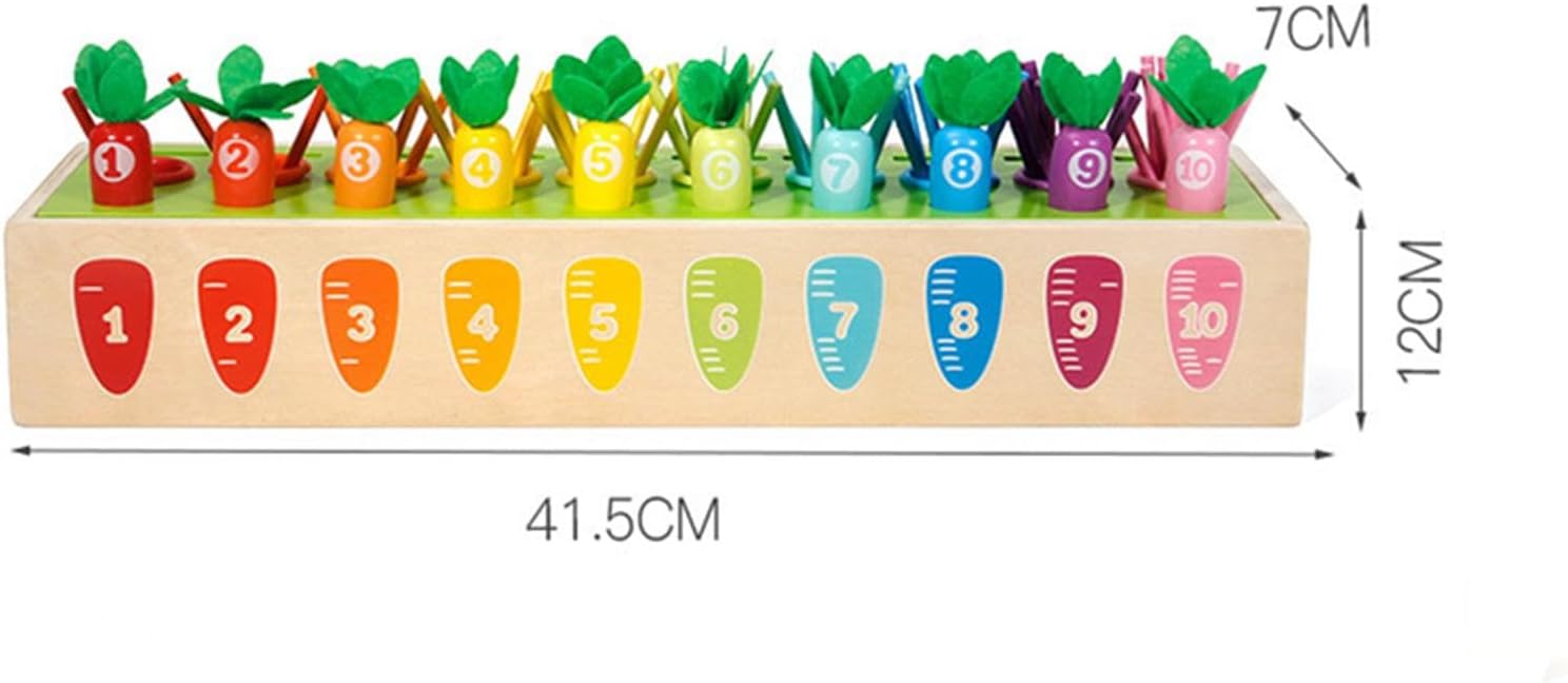 Joc de tip Montessori pentru prescolari, Numaram si sortam, 3 ani+