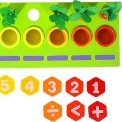 Joc de tip Montessori pentru prescolari, Numaram si sortam, 3 ani+