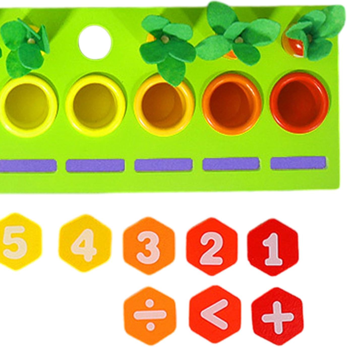 Joc de tip Montessori pentru prescolari, Numaram si sortam, 3 ani+