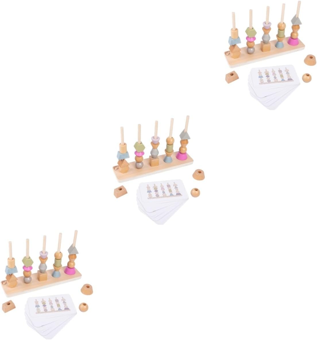 Joc sortare, insiruire - Margele Montessori, 3 ani - imagine 2