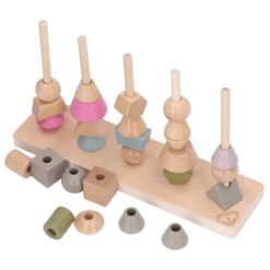 Joc sortare, insiruire - Margele Montessori, 3 ani