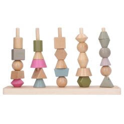 Joc sortare, insiruire - Margele Montessori, 3 ani