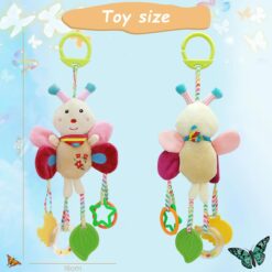 Jucarie bebe, pentru pat si carut, 0 luni+, Fluturas