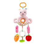 Jucarie bebe, pentru pat si carut, 0 luni+, Iepuras