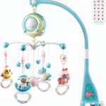 Jucarie bebe pentru patut, 0 luni+, Carusel muzical