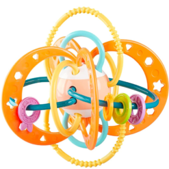 Jucarie de dentitie, senzoriala pentru bebelusi, 0 LUNI+