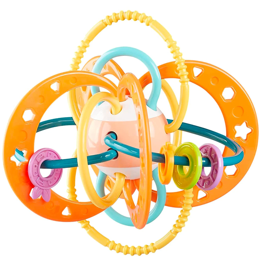 Jucarie de dentitie, senzoriala pentru bebelusi, 0 LUNI+