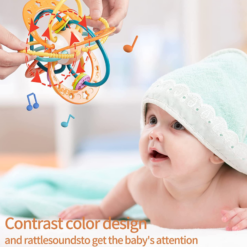 Jucarie de dentitie, senzoriala pentru bebelusi, 0 LUNI+