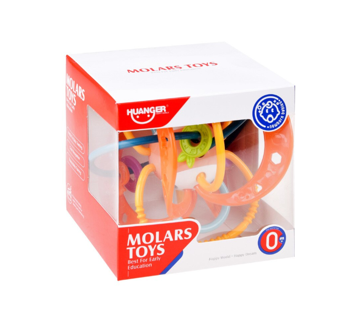 Jucarie de dentitie, senzoriala pentru bebelusi, 0 LUNI+