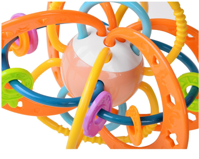 Jucarie de dentitie, senzoriala pentru bebelusi, 0 LUNI+