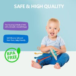 Jucarie de dentitie si senzoriala, Racheta, 18 luni+