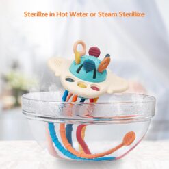 Jucarie de dentitie si senzoriala, Racheta, 18 luni+