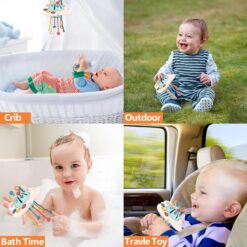 Jucarie de dentitie si senzoriala, Racheta, 18 luni+