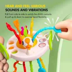 Jucarie de dentitie si senzoriala, Ratusca, 6 luni+