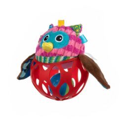 Jucarie de dentitie si zornaitoare, pentru bebelusi,Bufnita, 0 luni 01