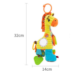 Jucarie dentitie si muzicala pentru bebelusi, Girafa, 6 luni
