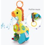 Jucarie dentitie si muzicala pentru bebelusi, Girafa, 6 luni