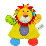 Jucarie dentitie si senzoriala pentru bebelusi, Leu, 6 luni