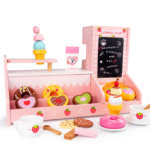 Jucarie din lemn - Mini Stand dulciuri si cafea, 3 ani