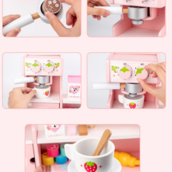 Jucarie din lemn - Mini Stand dulciuri si cafea, 3 ani