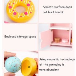 Jucarie din lemn - Mini Stand dulciuri si cafea, 3 ani