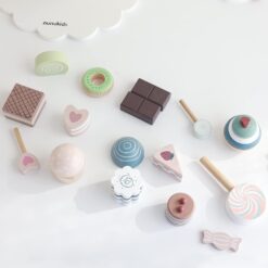 Jucarie din lemn - Stand Prajituri, Nunukids, 3 ani 08