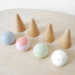 Jucarie din lemn - Stand de inghetata,Nunukids, 3 ani