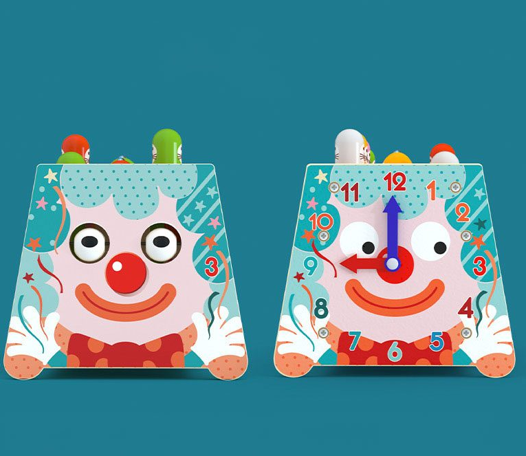 Jucarie educativa tip Montessori - Banc de lucru cu 6 activitati, 3 ani