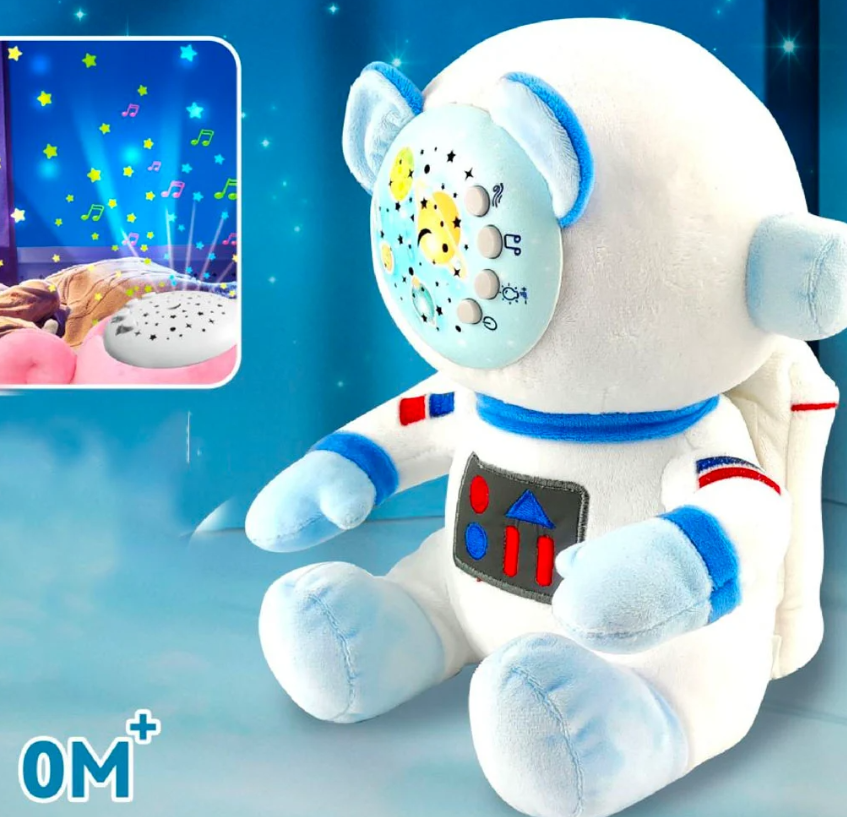 Lampa de veghe pentru bebelusi cu proiectie, Astronaut, 0 luni+ 02