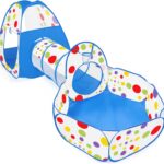 Loc de joaca pentru copii cu tunel si cort 310x114 cm