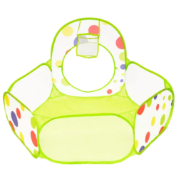 Loc de joaca pentru copii cu tunel si cort 310x114 cm, verde