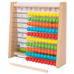 Numaratoare din lemn clasica, abac, 21 cm