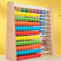 Numaratoare din lemn clasica, abac, 21 cm