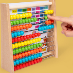 Numaratoare din lemn clasica, abac, 21 cm