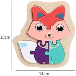 Puzzle Incastru pentru incepatori, 3D, cu 4-5 piese