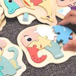 Puzzle Incastru pentru incepatori, 3D, cu 4-5 piese