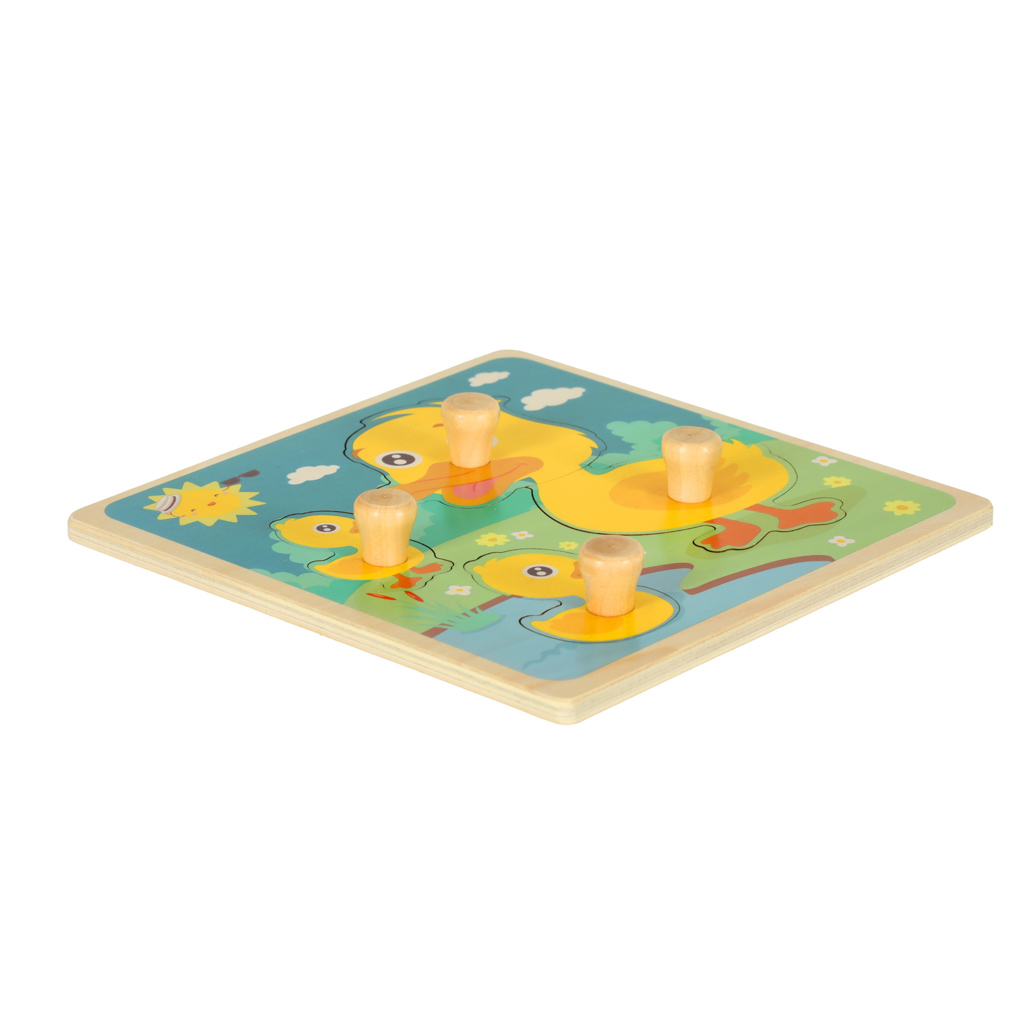 Puzzle Incastru pentru incepatori, cu imagine de asociere si butoni