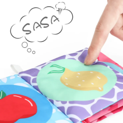 Set 6 carti textile pentru bebelusi, Viata practica, 0 luni+ 01