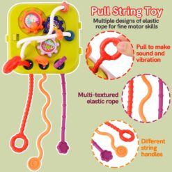 Sortator forme geometrice 7 in 1 activitati, 1 an+