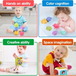 Sortator forme geometrice 7 in 1 activitati, 1 an+