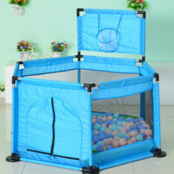 Tarc de joaca pentru copii cu 30 bile incluse si cos,128 cm x 113 cm 01