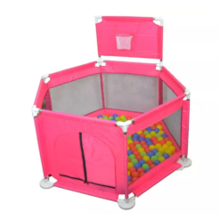 Tarc de joaca pentru copii cu 30 bile incluse si cos,128 cm x 113 cm 01